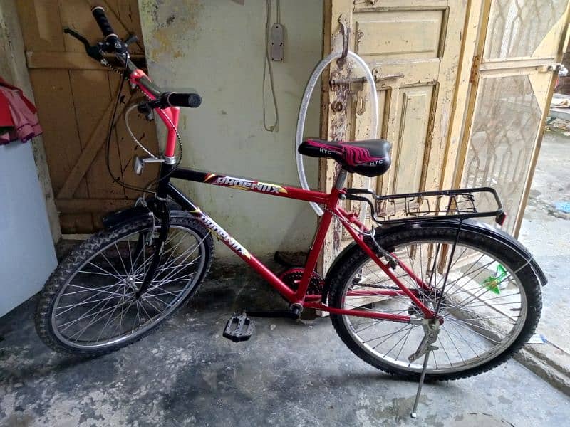 red and black colour bicycle new full larg size 4