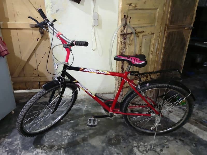 red and black colour bicycle new full larg size 7
