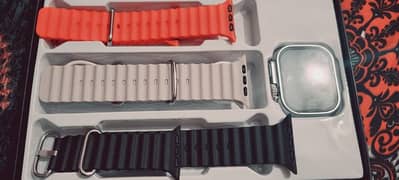 3 strap smart watch T900ultrac2