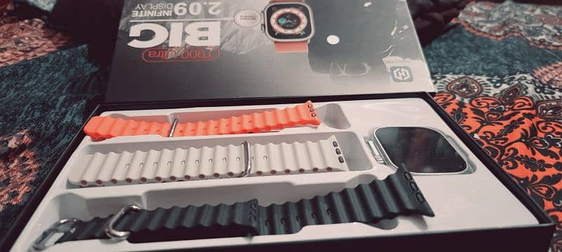 3 strap smart watch T900ultrac2 3