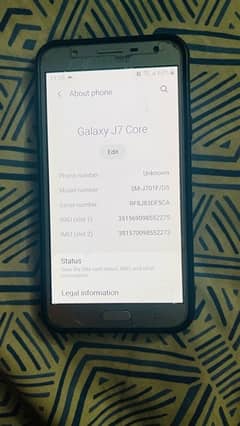 Galaxy J7 core