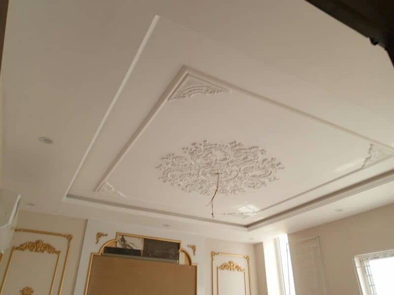 Pop False Ceiling/LCD Wall Ceiling/Wall Moulding 1