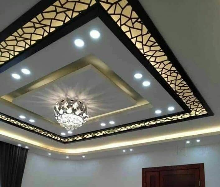 Pop False Ceiling/LCD Wall Ceiling/Wall Moulding 3
