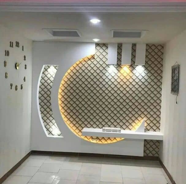 Pop False Ceiling/LCD Wall Ceiling/Wall Moulding 6