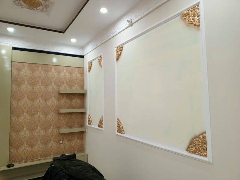 Pop False Ceiling/LCD Wall Ceiling/Wall Moulding 12
