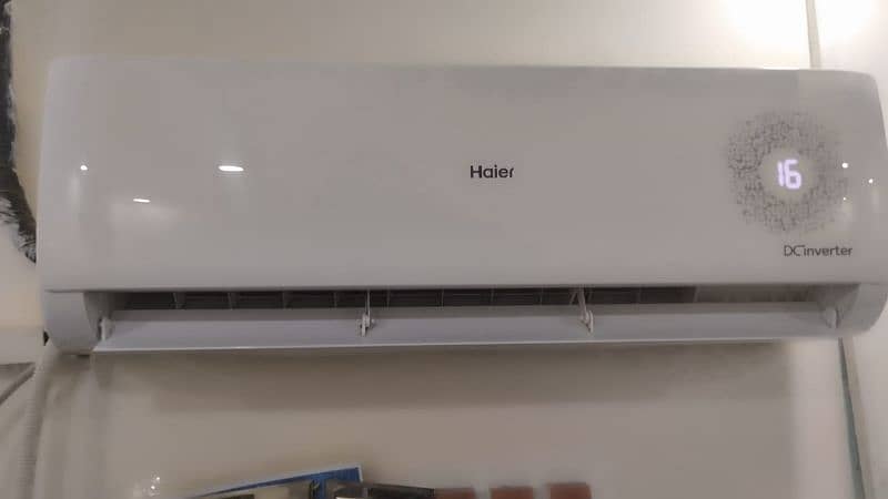 haier  inventer 1.5ton ac 10/10 3