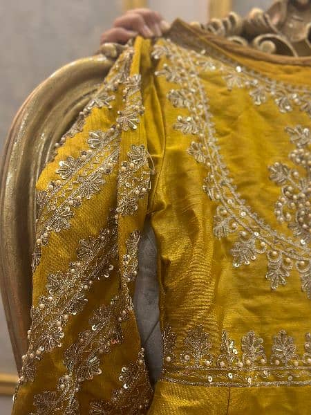 yellow frock & dupatta 2