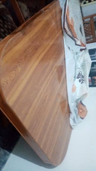 Dining Table of Pure Becane Wood 3