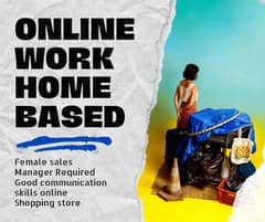 Female sales manager Required AT online shopping Store