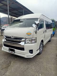 Toyota Hiace with Abbottabad to Rawalpindi route