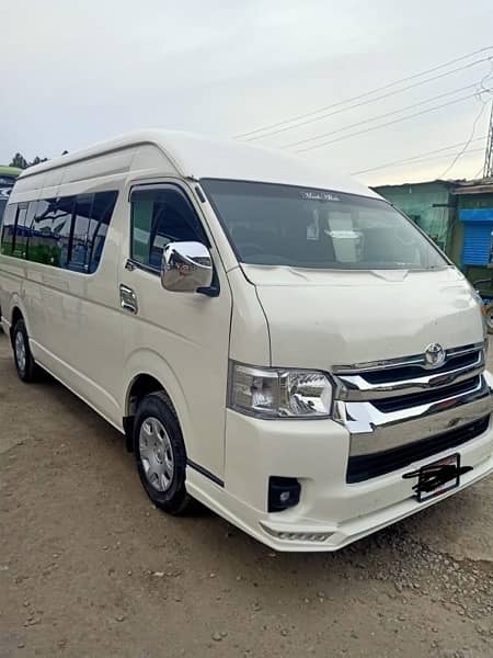 Toyota Hiace with Abbottabad to Rawalpindi route 1