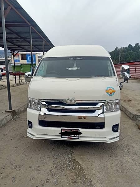 Toyota Hiace with Abbottabad to Rawalpindi route 2