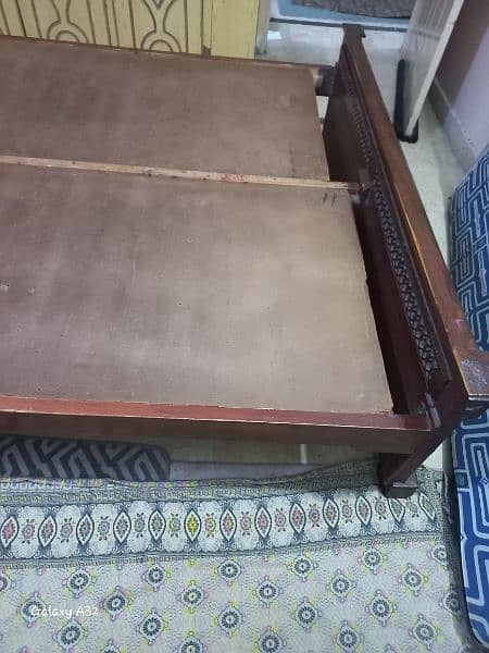 Chinyoti Double Bed (Solid Wooden) 8