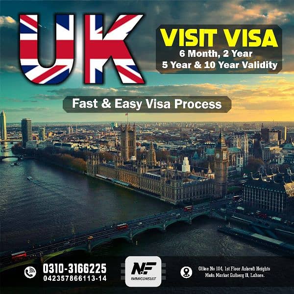 Visit Visa Of Canada Uk Usa Japan Ireland Turkey Australia or Schenjen 3