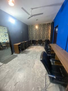 Fully Furnished Office Near Allah Ho Gol Chkr With All Setup 0