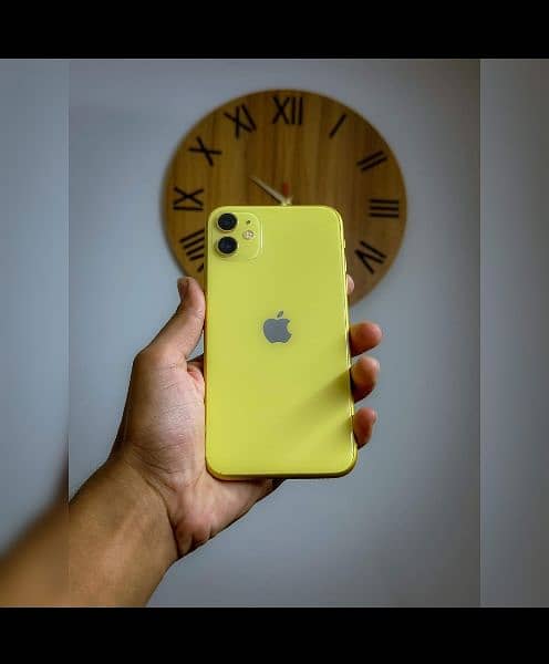 Apple iPhone 11 jv non pta 64gb waterpack in yellow color(No exchange) 0