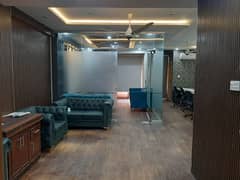 G/11 markaz new plaza vip location 858sq fully furnished dubel office available for rent real piks