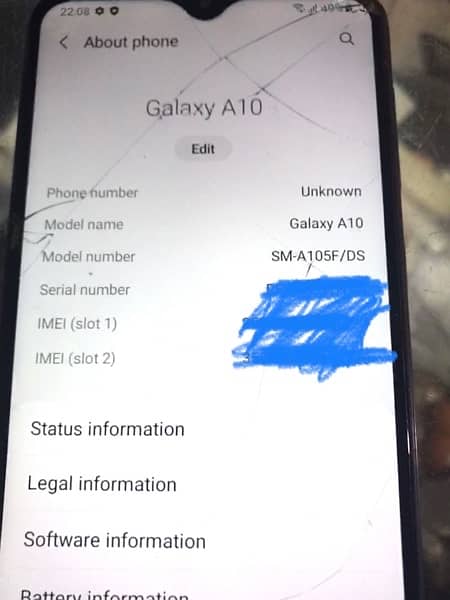 Samsung A10 2/32 Official Pta approved 0