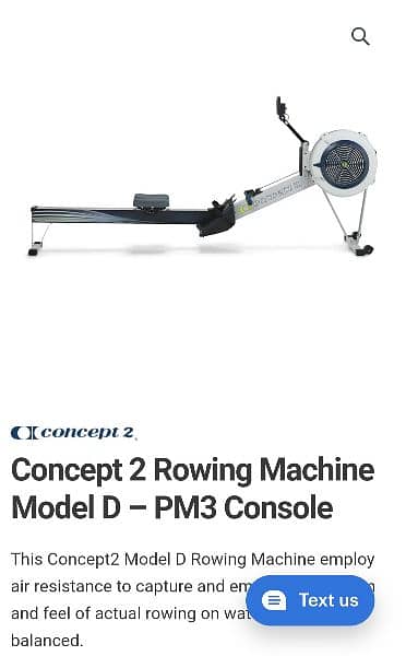 concept 2 rower with pm3 monitor white usa import single piece 0