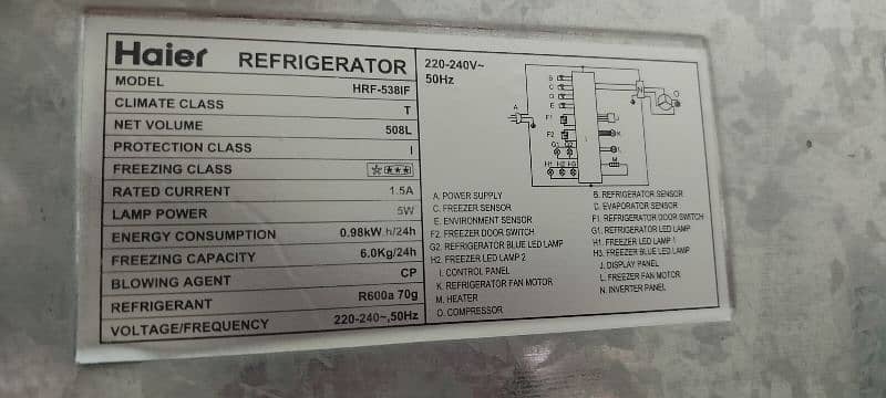 Haier hrf 538 if twine inverter 9