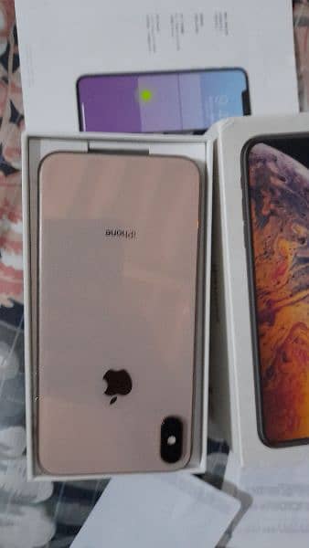 iphone xs max 64 gb pta approved dual sim golden colour 2