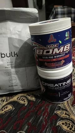 Supplement/ protein/pre-work out/creatine/bulk/ whey