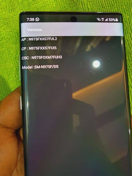 Samsung Note 10 plus Pta Approved 9