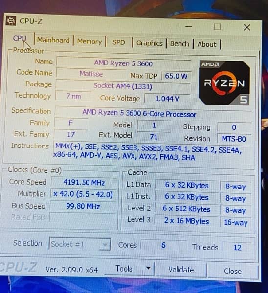 AMD Ryzen 5 3600 ,Nvidia 660ti, 8GB RAM, 128GB SSD 11