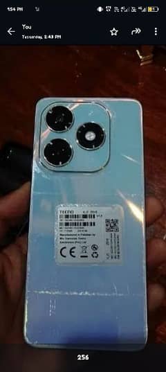 Tecno Spark 20/8+8Ram 256 Storage 0