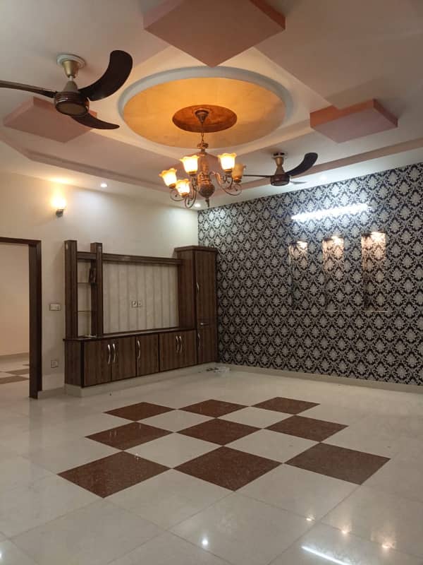 Brand New Type Tiled Floor 10 Marla Lower Portion available with Gas PiA Society near Wapda Town LHR 1