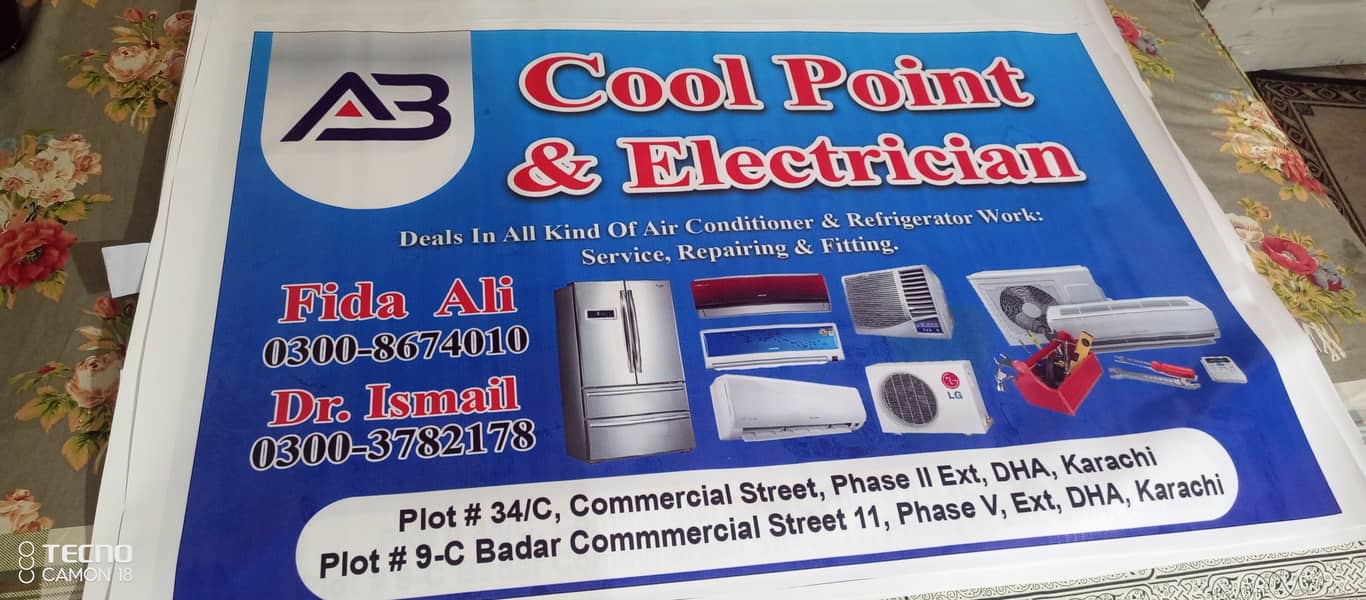 AC Technician & Electriction Service All over in Karachi 0