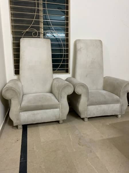 designer full high back wooden chairs set for sale urgently 0