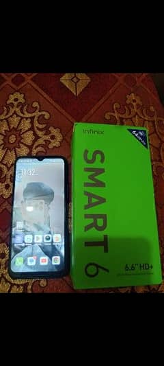 Infinix smart 6 4 64 full box