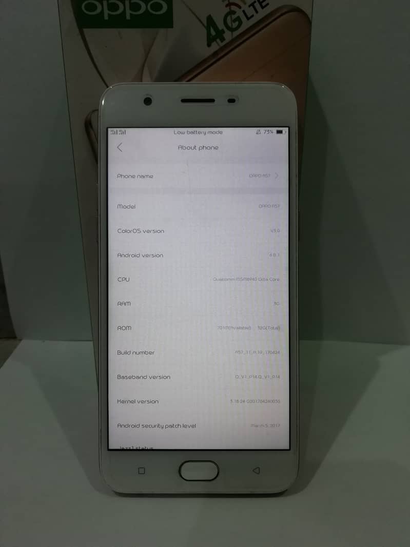 Oppo a57 ket, 3GB ram and 32 GB rom 8
