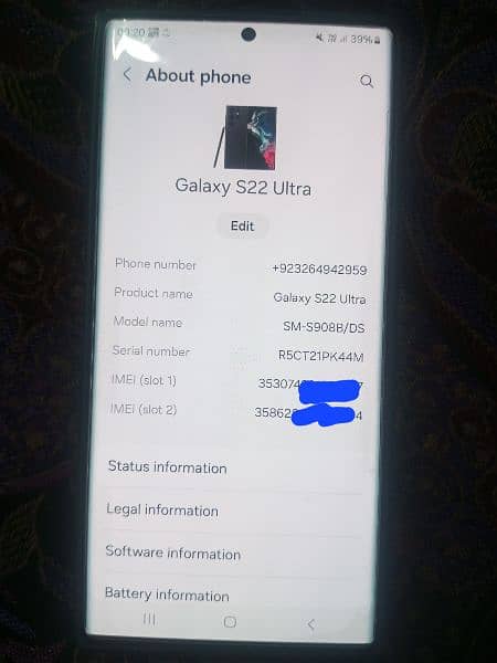 Samsung s22  ultra non pta 3