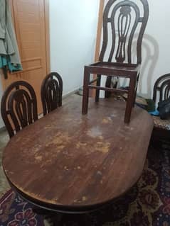 6 chairs Dinning Table