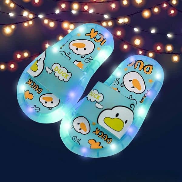 New Cute Luminous Kids Slippers Crystal Shoes 2