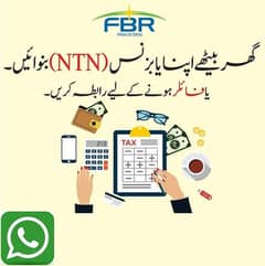 TAX RETURN,GST,FILER,SRB,NTN,SALE TAX,SECP,TRADEMARK,LLC INCORPORATION 0