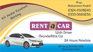 Rent A car in Islamabad