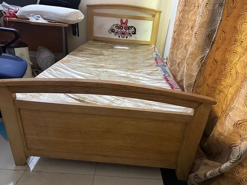 single bed for sale with mattress 2