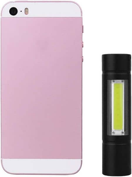Zoomable Rechargeable LED Torch-Micro USB Charging with Cable and Case 6