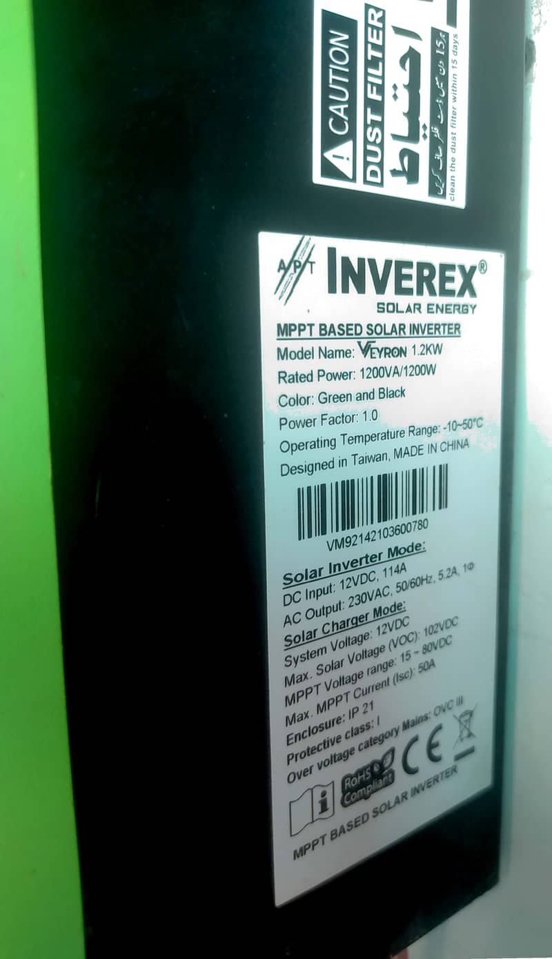 Inverex Veryon 1.2 Kw Solar Inverter | Pure Sine Wave 2
