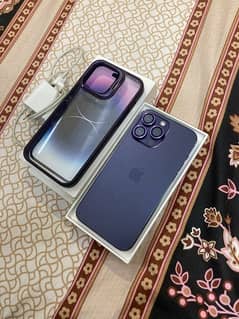iPhone 14pro max deep purple colour 0
