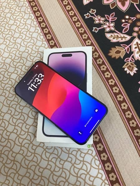 iPhone 14pro max deep purple colour 1