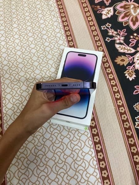 iPhone 14pro max deep purple colour 2