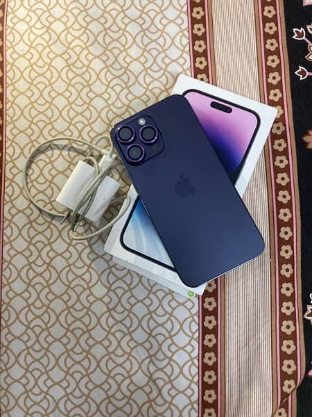 iPhone 14pro max deep purple colour 7