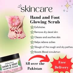 Hand and foot glowing scrub