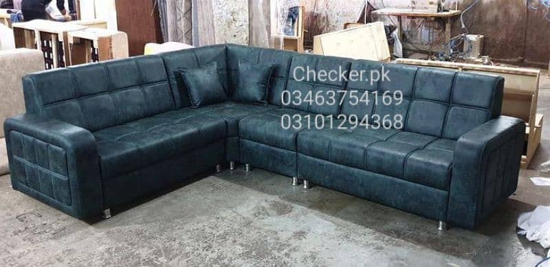 L-shape sofa available in all design, size & colors 4