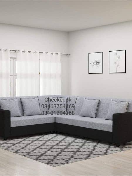 L-shape sofa available in all design, size & colors 5