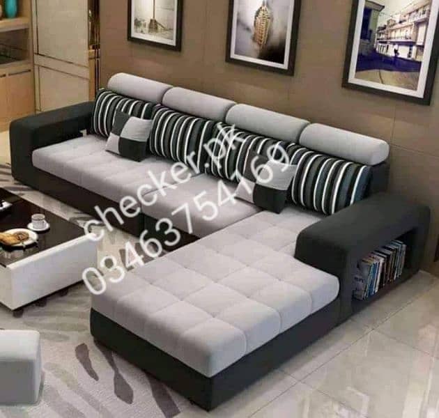 L-shape sofa available in all design, size & colors 7